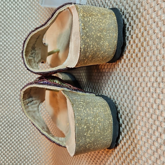 White Mountain Colorful Beaded Women's Sandals Size 8M Comfort Style - Picture 5 of 6